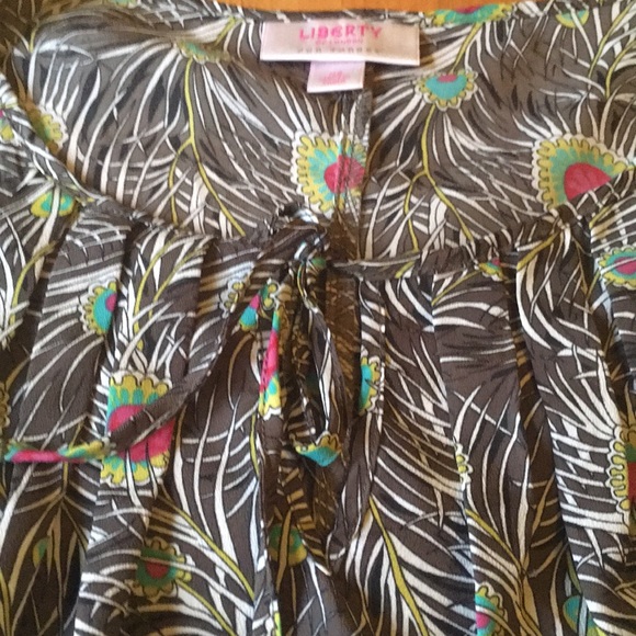 LAST CHANCE! Liberty of London for Target peacock feather tunic - Picture 2 of 4